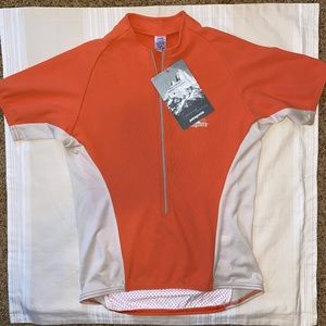 Vintage Patagonia Capilene Terra Salmon Colored Women's Cycling Jersey Sz M NEW